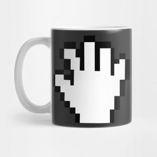 Old Classic Mac Hand Cursor Icon Mug